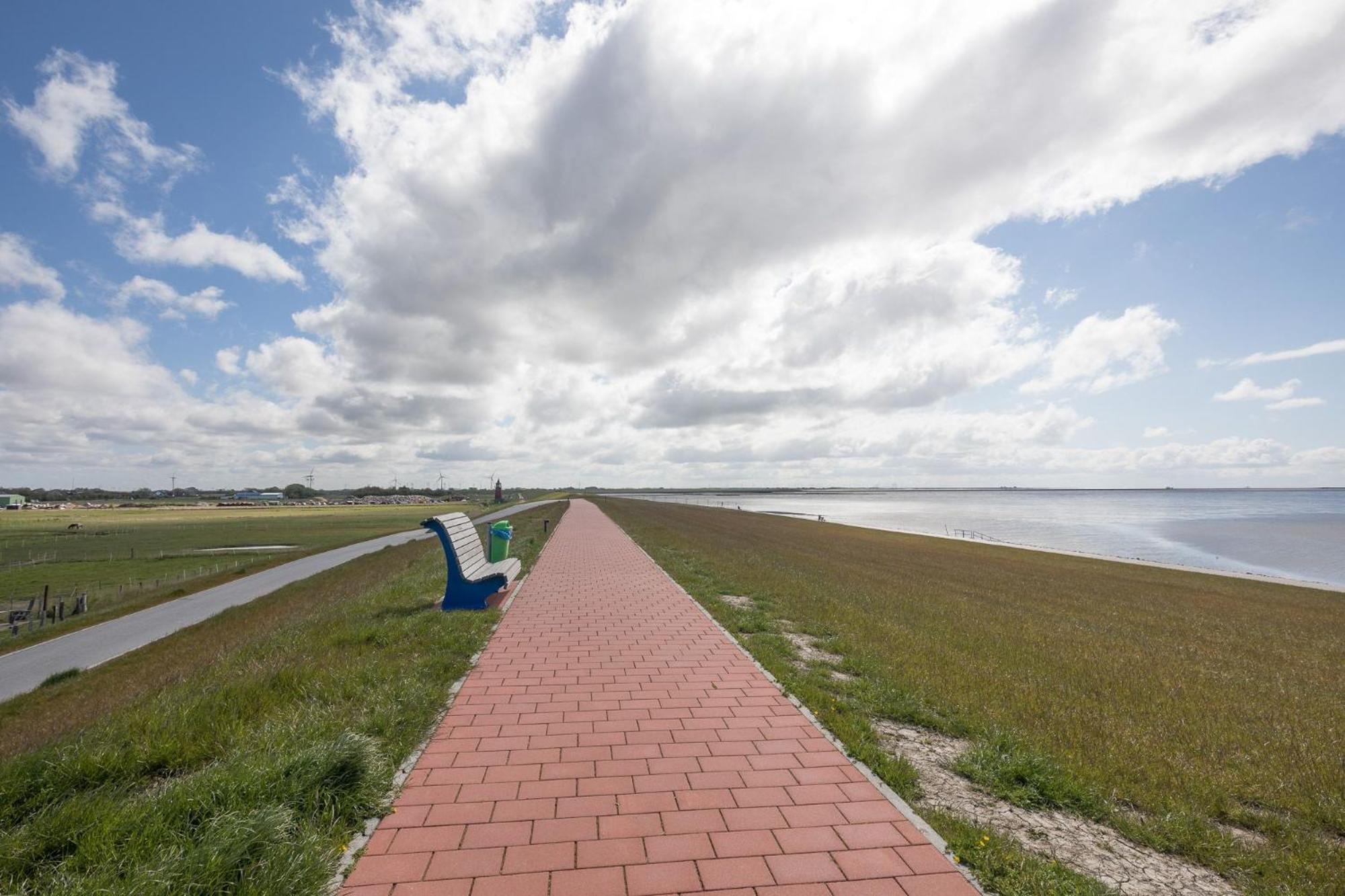 Direkt am Deich - Ferienwohnung Oland im Gästehaus Am Badedeich Dagebüll Exterior foto